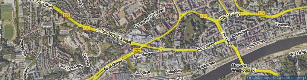 Zdjęcie satelitarne Estkowskiego Ewarysta ul.